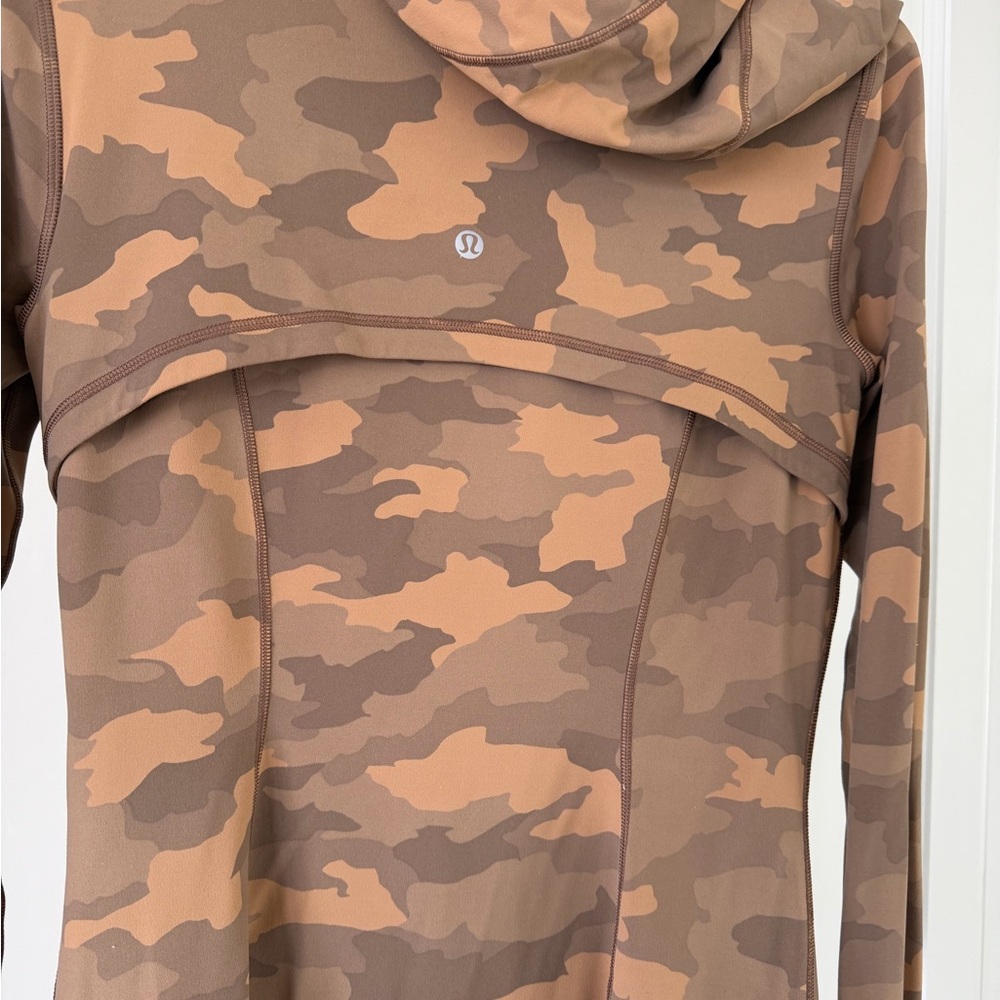 lululemon athletica Camo Full-Zip Hoodie - Brown - Picture 6 of 11